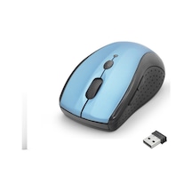 Kablosuz Mouse 800/1600 Dpi - Mavi Siyah Hdx3405b Diğer