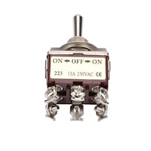 Youmex 3 Konumlu Anlık Tıklama Anahtarı 6 Pinli 12mm 15a 250vac Otomobil-ev Aletleri-endüstriyel Kontrol