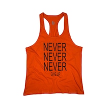 Bluu Nevernever2 Fitness Gym Tank Top Sporcu Atleti (532942053) Turuncu