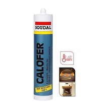 Soudal Calofer 1500 C Isıya Dayanıklı Şömine Fırın Soba Mastik 300 Ml Siyah