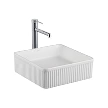 Lena E-W1003MB Tezgah Üstü Lavabo Beyaz