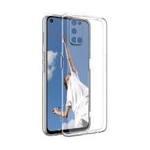 Oppo Reno 4 Kılıf Kamera Korumalı Süper Silikon Şeffaf Kapak