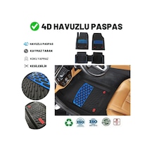 Nissan X-trail 2012 Uyumlu Havuzlu Üniversal Maxi Paspas Siyah - Mavi