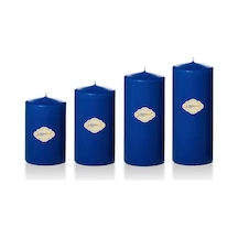 4 Lü Set Mum Mavi Çap :5 cm
