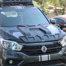 Cappafe Ssangyong Musso 2018- Ön Kaput Scoop Havalandırma Koruma