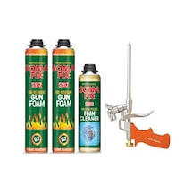 2 Ad Tabancalı Yangına Dayanıklı Pu Köpük B2 + Tabanca + Temizle 2 Ad Tabancalı Yangına Dayanıklı Pu Köpük B2 + Tabanca + Temizle