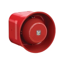 Ml-2430 Flaşörlü Elektronik Siren, Kırmızı 24v Dc