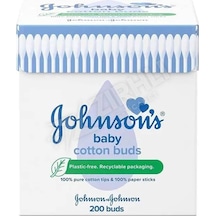 2 Adet Johnson's Baby Kulak Çubuğu 200 Lü