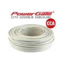 Powergate Cell 123mt, 2+1 2x0,22+0,25 Cca, %40 Bakır Alışımlı, Cctv Güvenlik Kablosu