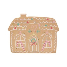 Meri Meri - Gingerbread House Plates - Zencefilli Kurabiye Tabak 8'li