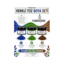 3'lü Set Premium Parafin Soya Wax Toz Mum Boyası Hobi Seti - 5 Cc Mavi, Yeşil, Kahverengi Bkfab3mykh5g Karışık