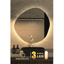Led Işıklı Asimetrik Banyo Ve Konsol Aynası Gün Işığı