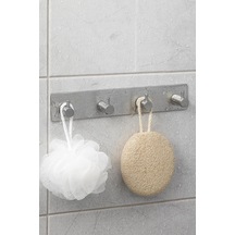 4'lü Paslanmaz Çelik Banyo Askısı, 4 Kancalı Kendinden Yapışkanlı Vidasız Duvar Askılığı, Havlu Bornoz Mutf Diğer