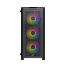 Fazeon F5 650w+bronze 4x120mm Argb Fanlı Mesh Panel Bilgisayar Kasası