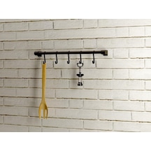 Teknotel S Kancalı Borulu Set Mat Siyah Mg211