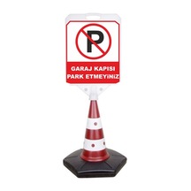 Reklamediyoruz Garaj Kapısı Park Etmeyiniz Yazan Reklam Dubası