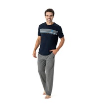 U.S. Polo Assn. U.s Polo Assn. 18798 Erkek Kısa Kollu Pijama Takımı-lacivert Lacivert