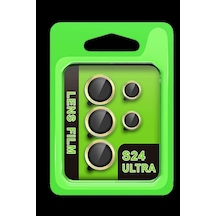 Galaxy S24 Ultra Raze Metal Kamera Lens - Sarı Diğer