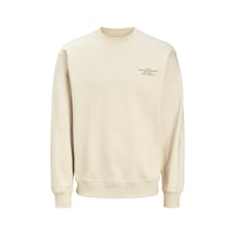 Jack Jones Blachad Brandıng Bisiklet Yaka Erkek Sweat 12261386 001