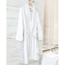 Madame Coco Chance Şalyaka Unısex Bornoz 1kborn0142l-xl-beyaz