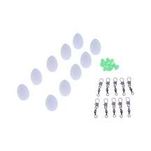 Homyl 10 Adet Yüzen Sazan Kaba Alabalık Bas Deniz Beyaz