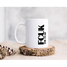 Bk Gift Fcuk Tasarımlı Beyaz Kupa Bardak Arkadaşa Hediye , Doğum Günü Hediyesi-6