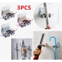 Süpürge Askısı, Ev Paspas Askısı Klipsi, Duvara Monte Kumaş Askılı Saklama Rafı, Şemsiye Ve Toz Toplayıcı İçin Diğer