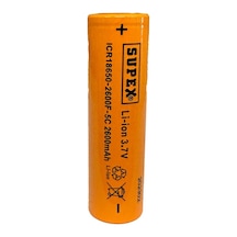 Icr18650-2600f-5c Li-ıon 3.7v 2600mah 5c Deşarj Akımı Düz Kafa Pil