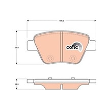 TRW GDB1841 Arka Fren Balatasi- (Vw Caddy 11-15 Golf 09-13 Passat 13-15 Seat Leon 06-13 Skoda Octavia 09-13) 2K5698451 5K0698451C (WE795592)