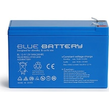Bluebattery 12v 9ah Kuru Tip Bakımsız Akü