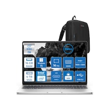 Dell Pro 16 PC16250BTO105H05 Ultra 5-235U 16 GB 4 TB SSD 16" W11H Dizüstü Bilgisayar + Zetta Çanta