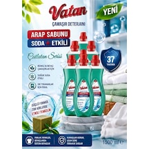 Arap Sabunlu Çamaşır Deterjanı 6 Lı Dev Avantaj Paketi Soda Plus Gücü