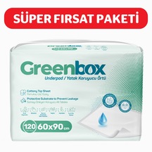 Greenbox 60x90 Yatak Koruyucu Örtü 30'lu 4 Paket 120 Adet