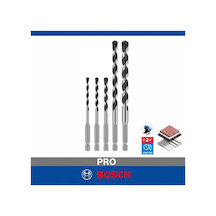 Bosch Pro Hex-5 5'li Beton Matkap Ucu Seti 4-10 Mm 2608707004