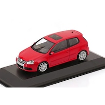 1:43 Ölçek Maxichamps 2005 Volkswagen Golf 5 R32 Diecast Metal Minyatür Model Araba 10cm
