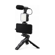Ay-49 Video Making Kit Led Işık, Tripod Ve Mikrofon Seti