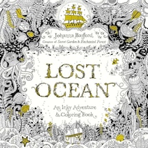 Lost Ocean: An Inky Adventure And Coloring Book For Adults Penguin Books Usa