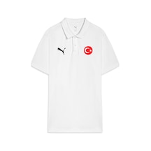 Puma Basketbol Erkek Polo Tişört 671024 02 Beyaz