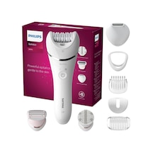 Philips Epilatör Serisi 8000, Bacaklar Ve Vücut İçin Kablosuz Islak Ve Kuru Epilatör, Tüy Alma Cihazı, 8 Aksesuarlı, Tıraş Makinesi, Uzun Tüy Kesme Makinesi Ve Vücut Eksfoliyatörü Bre735/00