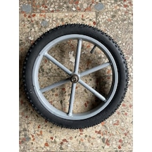 Seyyar Tezgah / Araba Tekerleği 40 Cm - Borulu Jant Jant Boyu:30 Cm Diğer