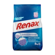 Renax Matik Beyaz ve Renkliler için Toz Çamaşır Deterjanı 64 Yıkama 8 KG