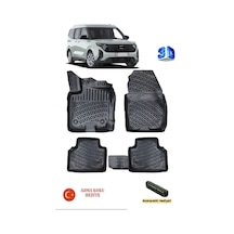 Ford Tourneo Courier 2024 Sonrası Uyumlu 3d Havuzlu Paspas Asma Koku Ve Numaratör li