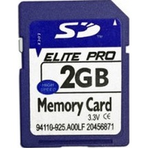 2 Gb Sd Hafıza Kartı Fotograf Makinaları İçin 2 Gb Elite Pro Sd Hafıza Kartı