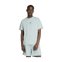 Adidas All Szn Erkek Yeşil Yuvarlak Yaka Tişört Yeşil