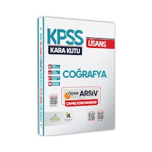 Kpss Lisans Coğrafyanın Kara Kutusu Konu Özetli Dijital Çözümlü ÖSYM Çıkmış Soru Havuzu Bankası