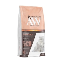 Animal World Kısırlaştırılmış Somonlu Yetişkin Kedi Maması 1500 G