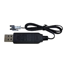 3.7v Li-ion Sm-2p Soket Oyuncak Bataryası Usb Şarj Kablosu