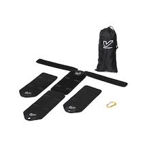 Gruv Gear Nm-blk-dbl Nanomat Akustik Davul Matı Double Pedal Çift Pedal İçin Genişletilmiş Alan