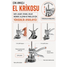 Çok Amaçlı El Krikosu Ahşap, Fayans, Kapı, Dolap Ve Paneller İçin