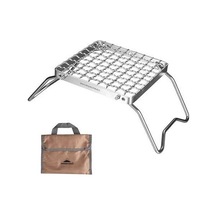 Pazly Kampanyalı Katlanır 304 Paslanmaz Çelik Mangal Izgarası - Av, Bahçe, Seyahat İçin Renkli Seçenek Çok Renkli